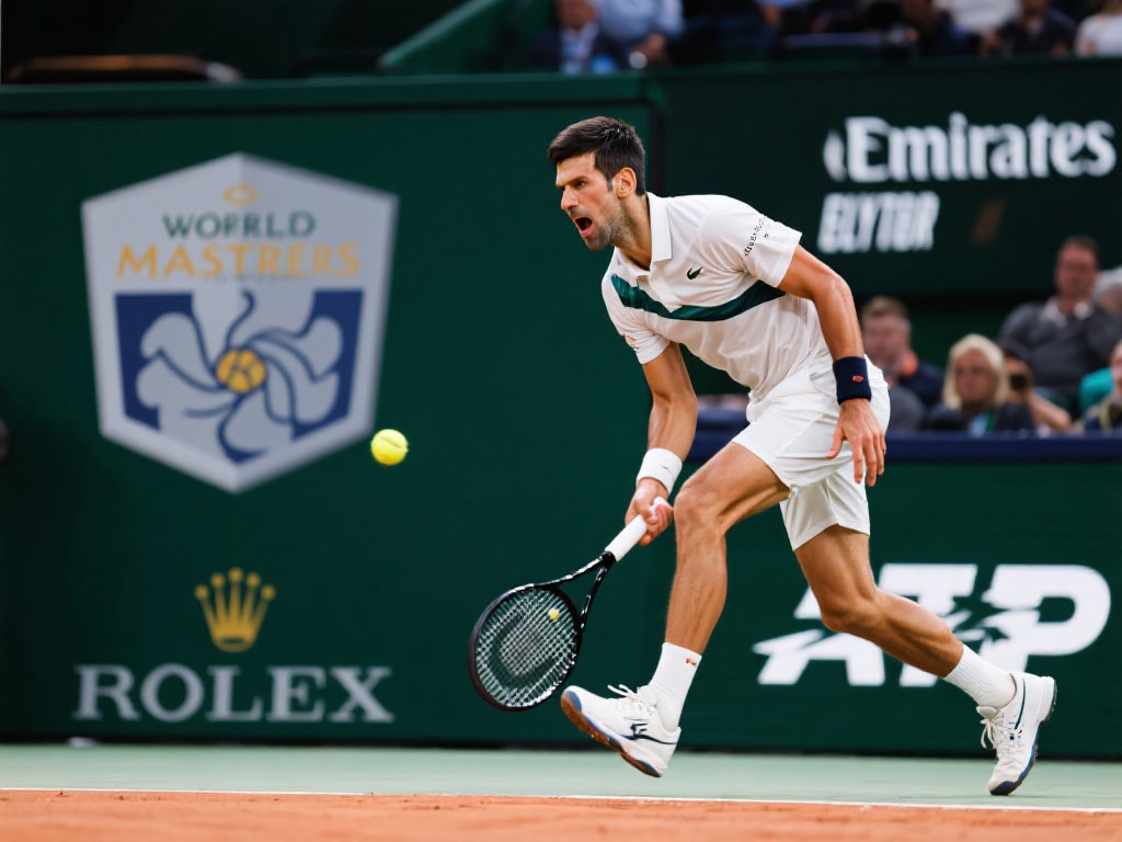 在网球大师赛的每场比赛中，选手们不仅背负