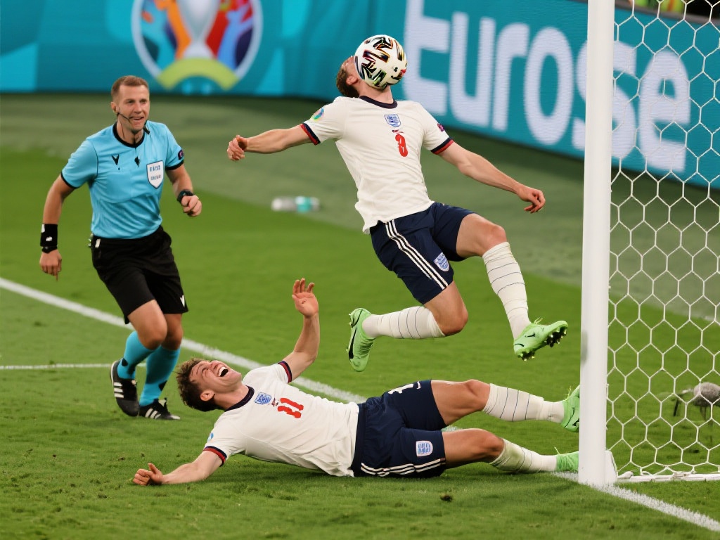 欧洲杯趣闻 足球赛场上的欢乐场景 比赛过程中为了进球,各支球队往往会设计各